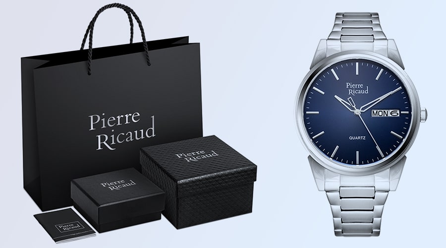 ساعت مردانه پیر ریکود (Pierre Ricaud) – ظرافت فرانسوی-سوییسی