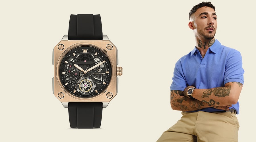 ساعت دیوید گانر مردانه